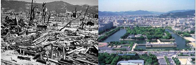 Former Hiroshima and Today