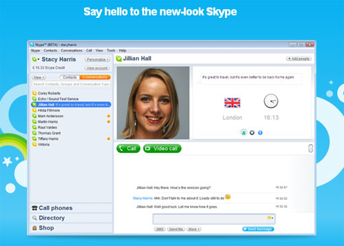 I use Skype often when traveling aboard.